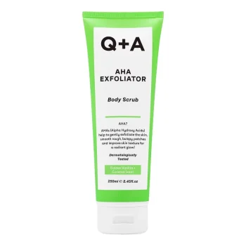 Q+A AHA Exfoliator Body Scrub 250ml