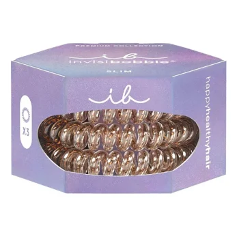 INVISIBOBBLE Slim Premium Bronze Me Pretty Hair Scrunchies Set