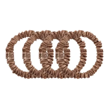 SLIP Pure Silk Skinny Scrunchies x 4